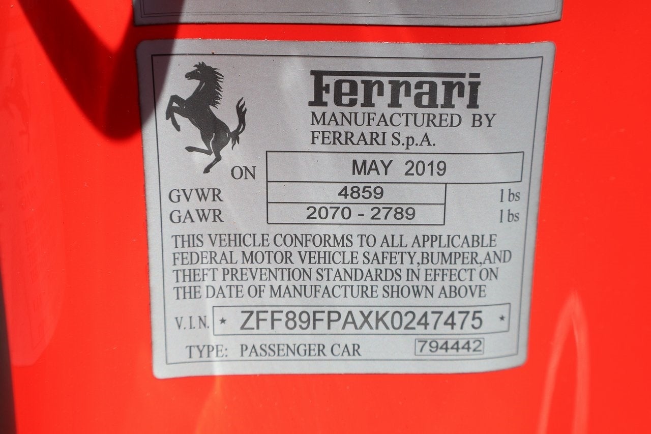 2019 Ferrari Portofino Base